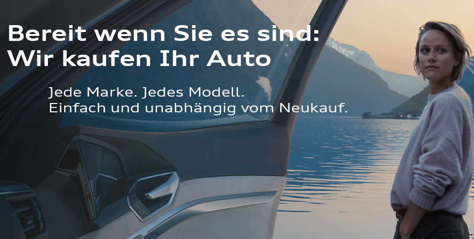 Geben Sie Ihr Auto in Zahlung.
